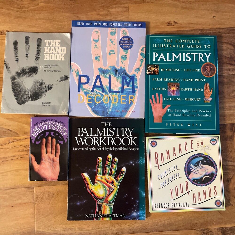 Vintage Occult Books Collection Palmistry palm reading, hand analysis, fortune 6